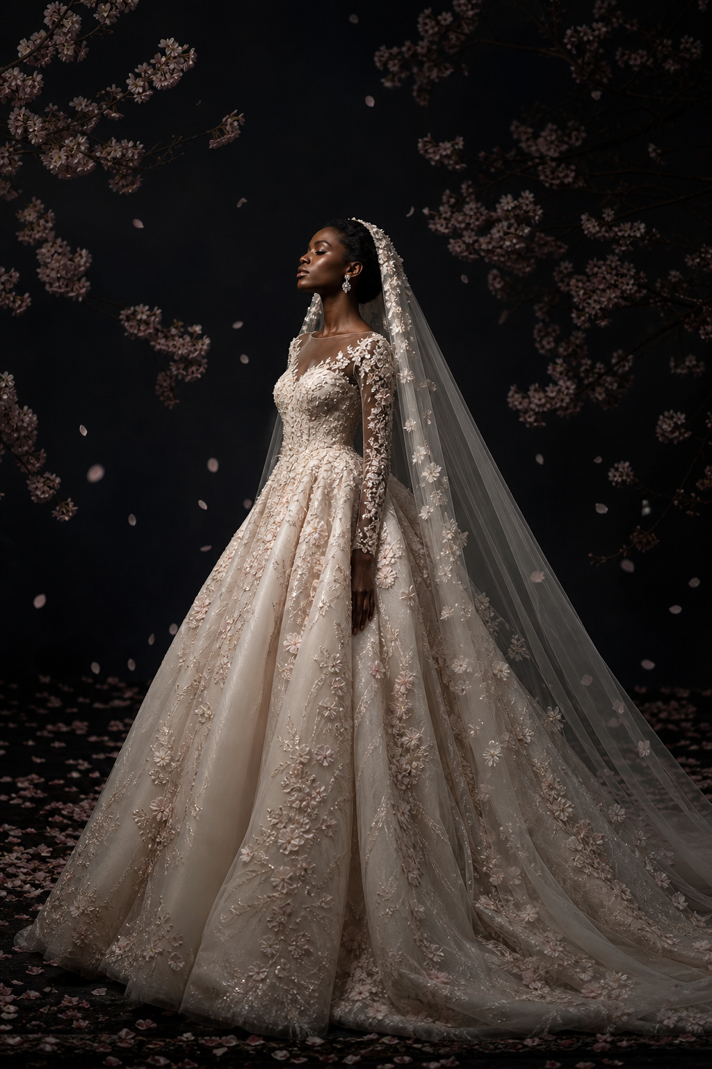 Aurore — dentelle & broderie main